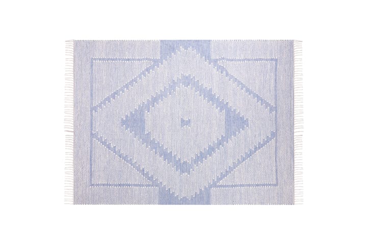 Puuvillamatto Ansar 160x230 cm - Sininen - Puuvillamatto