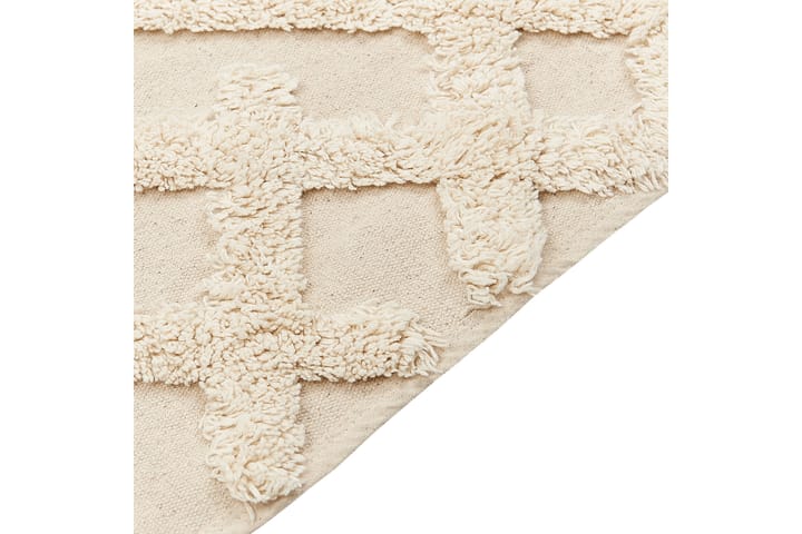 Puuvillamatto Ardahan 80x150 cm - Beige - Kodintekstiilit & matot - Matto - Moderni matto - Puuvillamatto