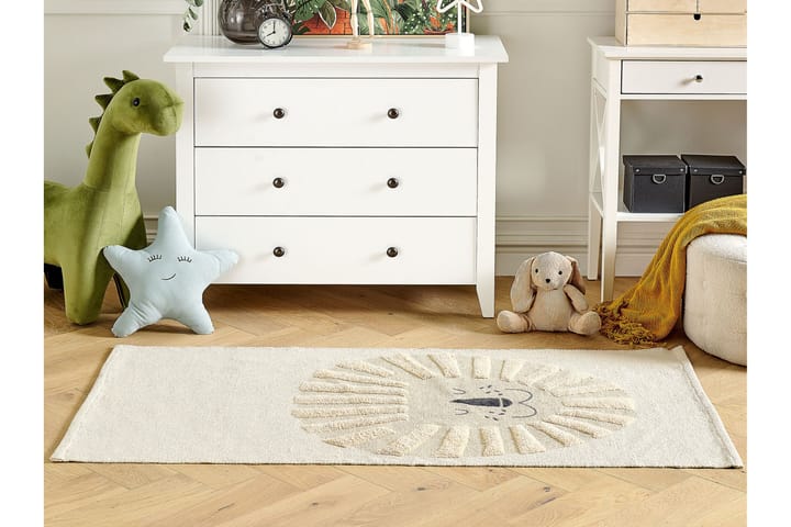 Puuvillamatto Balari 80x150 cm - Beige - Kodintekstiilit & matot - Matto - Moderni matto - Puuvillamatto