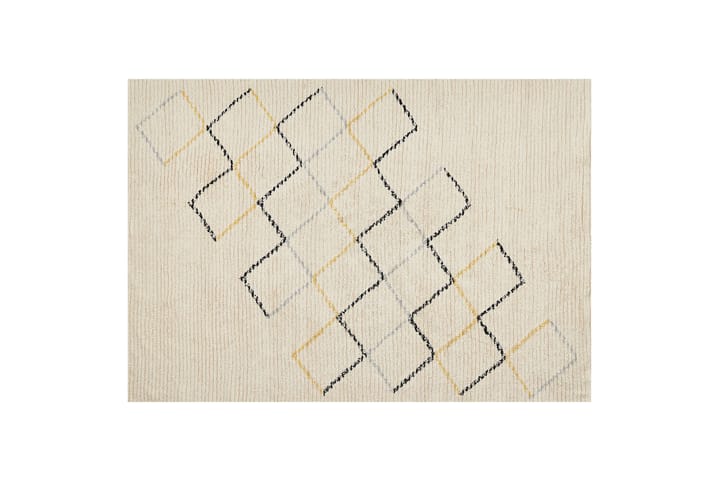 Puuvillamatto Beige 160x230 cm - Beige - Kodintekstiilit & matot - Matto - Moderni matto - Puuvillamatto