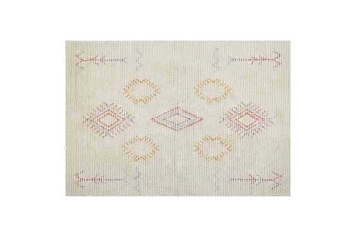 Puuvillamatto Bettiah 140x200 cm - Beige - Kodintekstiilit & matot - Matto - Moderni matto - Puuvillamatto