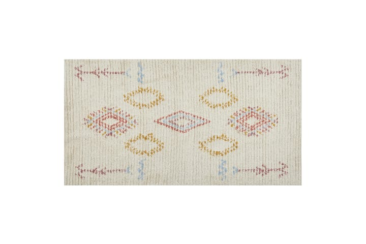 Puuvillamatto Bettiah 80x150 cm - Beige - Kodintekstiilit & matot - Matto - Moderni matto - Puuvillamatto