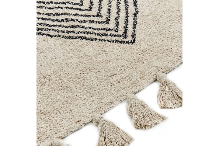 Puuvillamatto Bulcuk 80x150 cm - Beige - Kodintekstiilit & matot - Matto - Moderni matto - Puuvillamatto