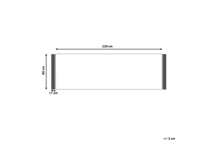 Puuvillamatto Cetmi 80x230 cm - Beige - Kodintekstiilit & matot - Matto - Moderni matto - Puuvillamatto