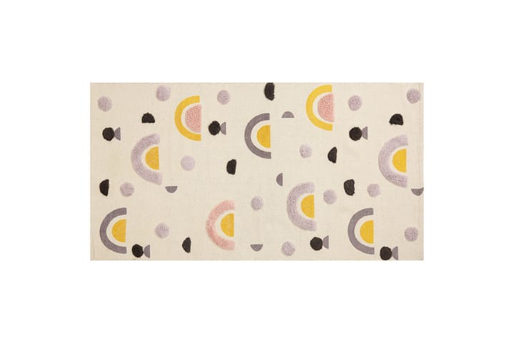 Puuvillamatto Curup 80x150 cm - Beige - Kodintekstiilit & matot - Matto - Moderni matto - Puuvillamatto