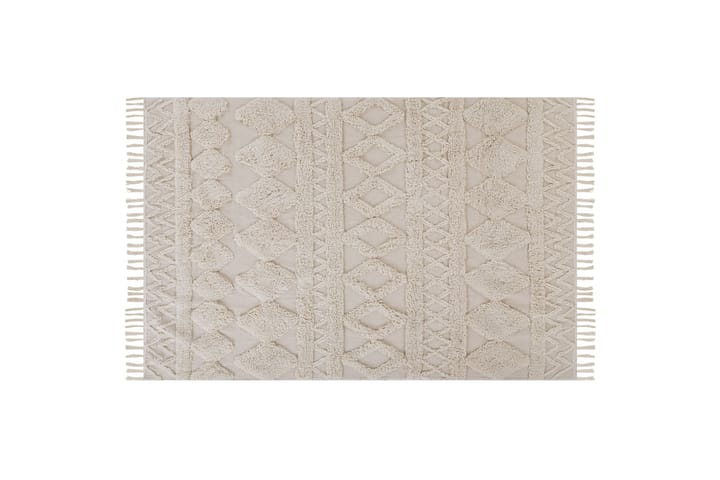 Puuvillamatto Didim 140x200 cm - Beige - Kodintekstiilit & matot - Matto - Moderni matto - Puuvillamatto