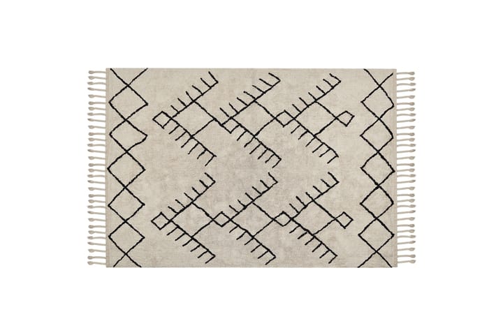 Puuvillamatto Erler 160x230 cm - Beige - Kodintekstiilit & matot - Matto - Moderni matto - Puuvillamatto