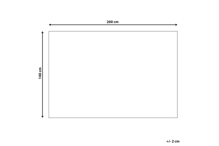 Puuvillamatto Farwan 140x200 cm - Vihreä - Kodintekstiilit & matot - Matto - Moderni matto - Puuvillamatto