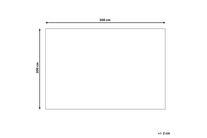 Puuvillamatto Farwan 200x300 cm - Vihreä - Kodintekstiilit & matot - Matto - Moderni matto - Puuvillamatto