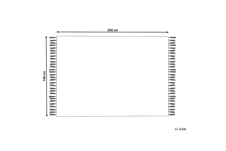 Puuvillamatto Gandzak 140x200 cm - Sininen - Kodintekstiilit & matot - Matto - Moderni matto - Puuvillamatto