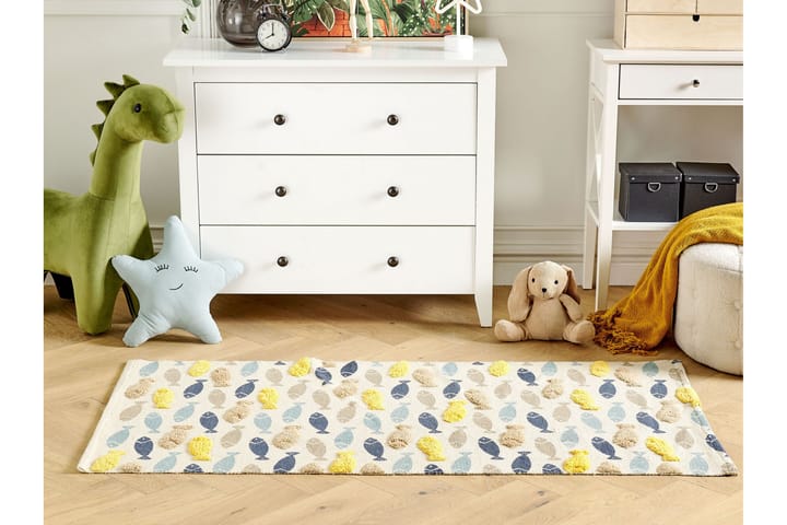 Puuvillamatto Ipuh 80x150 cm - Beige - Kodintekstiilit & matot - Matto - Moderni matto - Puuvillamatto