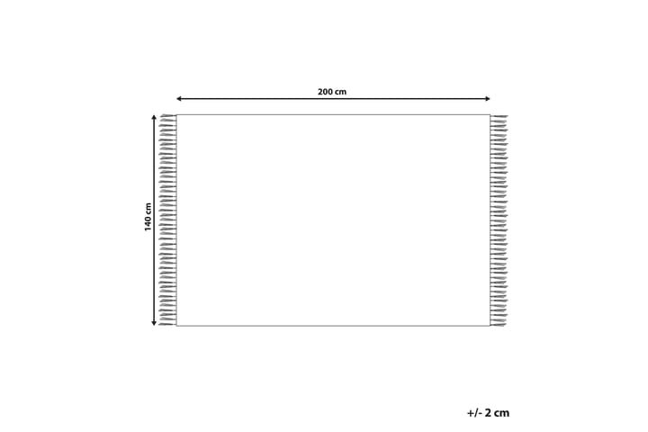 Puuvillamatto Margara 140x200 cm - Punainen - Kodintekstiilit & matot - Matto - Moderni matto - Puuvillamatto