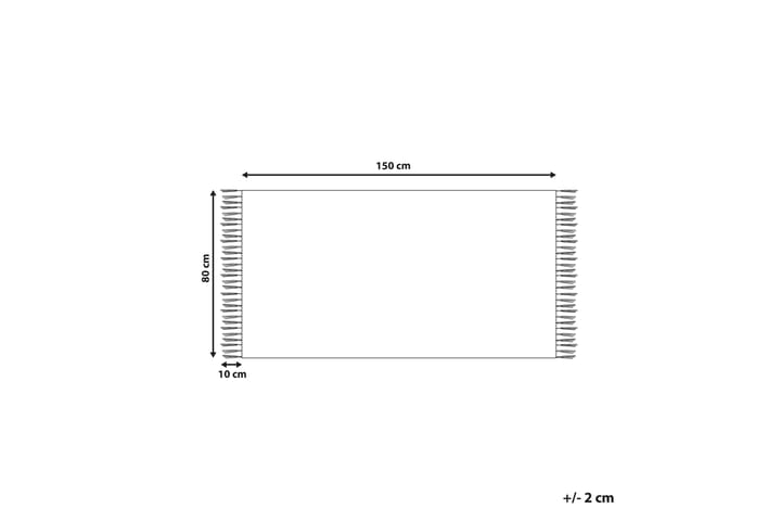 Puuvillamatto Margara 80x150 cm - Punainen - Kodintekstiilit & matot - Matto - Moderni matto - Puuvillamatto