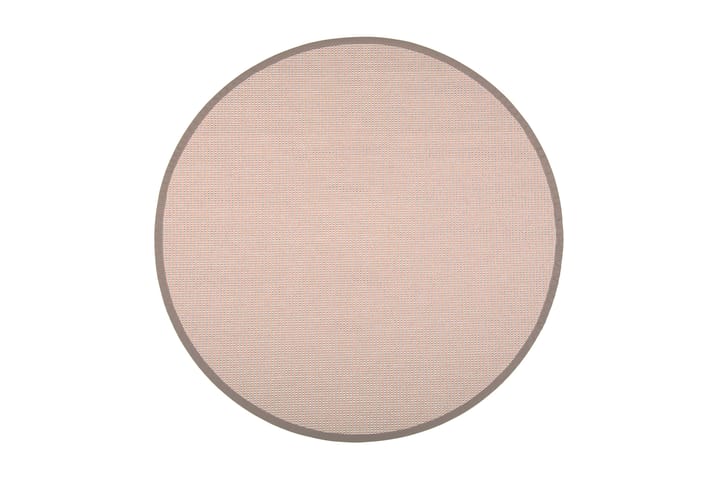 Matto Lyyra2 Pyöreä 133 cm Beige - VM Carpet - Kodintekstiilit & matot - Matto - Moderni matto - Puuvillamatto