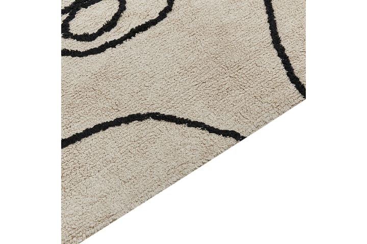 Puuvillamatto Nuru 160x230 cm - Beige - Kodintekstiilit & matot - Matto - Moderni matto - Puuvillamatto