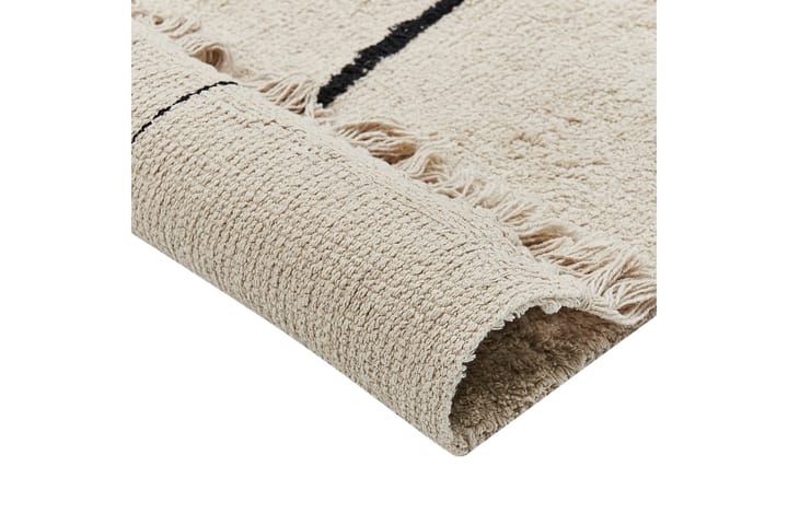 Puuvillamatto Nuru 160x230 cm - Beige - Kodintekstiilit & matot - Matto - Moderni matto - Puuvillamatto