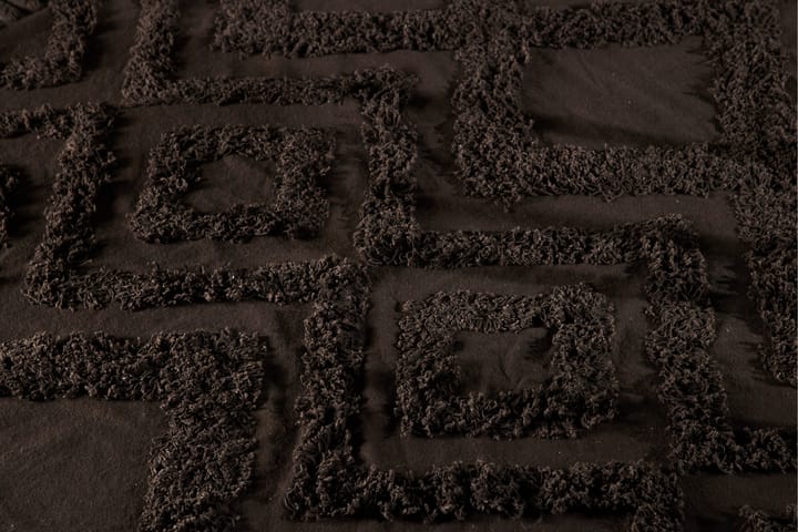 Puuvillamatto Hilma Pyöreä 200 cm - Ruskea - Pyöreät matot - Käsintehdyt matot - Puuvillamatto - Yksiväriset matot - Kumipohjamatot - Pienet matot - Iso matto