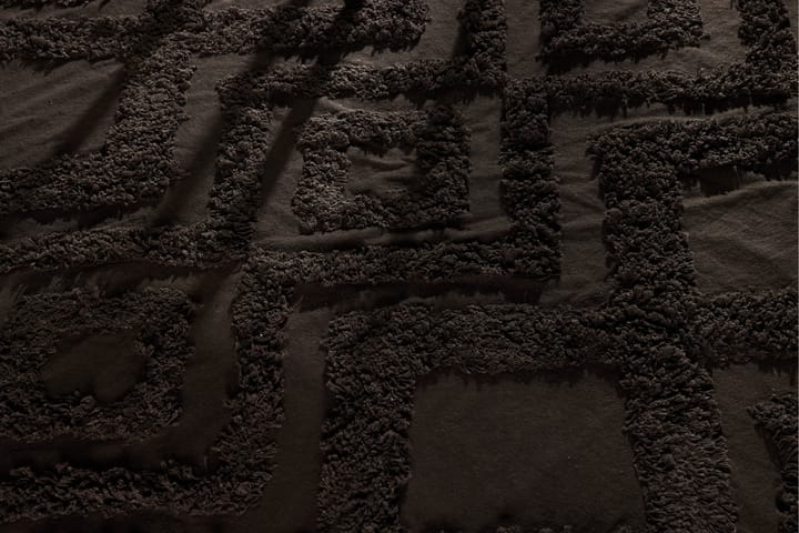 Puuvillamatto Hilma Pyöreä 200 cm - Ruskea - Pyöreät matot - Käsintehdyt matot - Puuvillamatto - Yksiväriset matot - Kumipohjamatot - Pienet matot - Iso matto