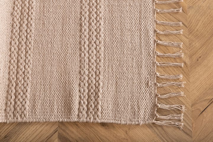 Puuvillamatto Nico 80x250 cm - Beige - Kodintekstiilit & matot - Matto - Moderni matto - Puuvillamatto