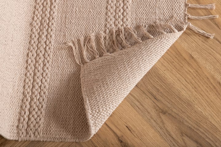 Puuvillamatto Nico 80x250 cm - Beige - Kodintekstiilit & matot - Matto - Moderni matto - Puuvillamatto