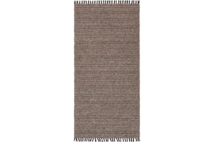 Puuvillamatto Tova 70x150 cm Tummanruskea - Horredsmattan - Kodintekstiilit & matot - Matto - Moderni matto - Puuvillamatto