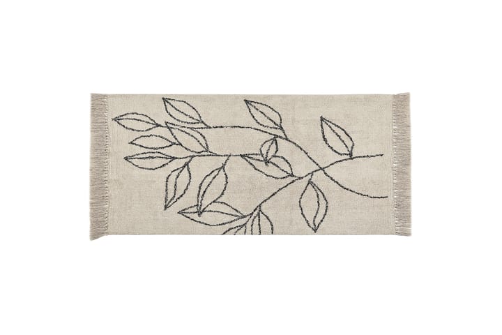 Puuvillamatto Sazli 80x150 cm - Beige - Kodintekstiilit & matot - Matto - Moderni matto - Puuvillamatto