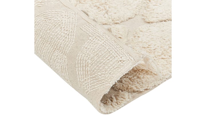 Puuvillamatto Silchar 140x200 cm - Beige - Kodintekstiilit & matot - Matto - Moderni matto - Puuvillamatto