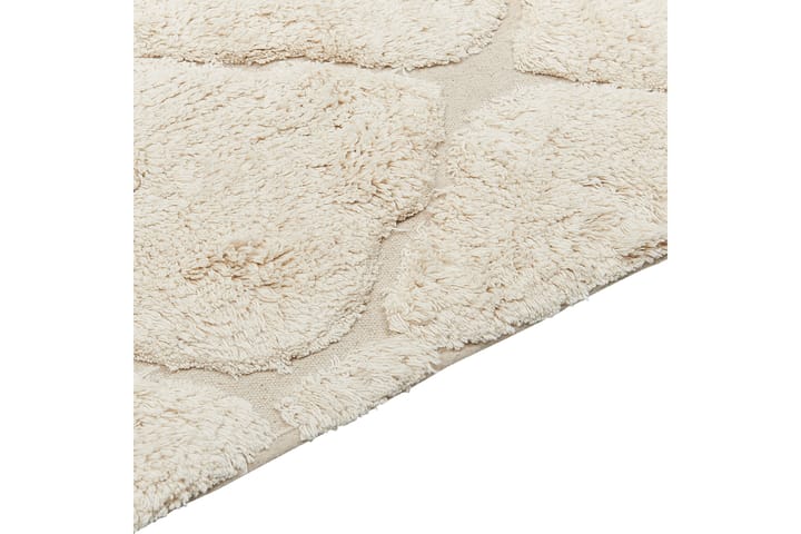 Puuvillamatto Silchar 140x200 cm - Beige - Kodintekstiilit & matot - Matto - Moderni matto - Puuvillamatto