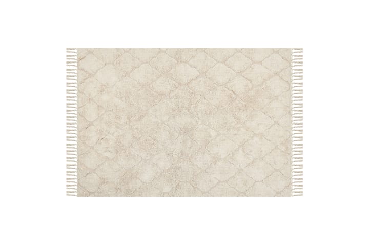 Puuvillamatto Silchar 140x200 cm - Beige - Kodintekstiilit & matot - Matto - Moderni matto - Puuvillamatto