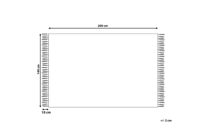 Puuvillamatto Sinop 140x200 cm - Ruskea - Kodintekstiilit & matot - Matto - Moderni matto - Puuvillamatto