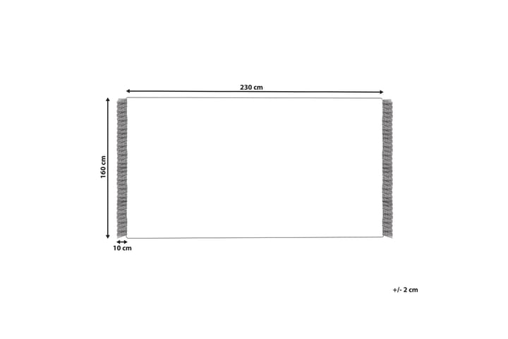 Puuvillamatto Somek 160x230 cm - Beige - Puuvillamatto