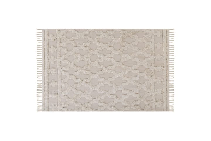 Puuvillamatto Suluova 140x200 cm - Beige - Kodintekstiilit & matot - Matto - Moderni matto - Puuvillamatto