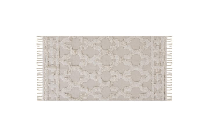 Puuvillamatto Suluova 80x150 cm - Beige - Kodintekstiilit & matot - Matto - Moderni matto - Puuvillamatto