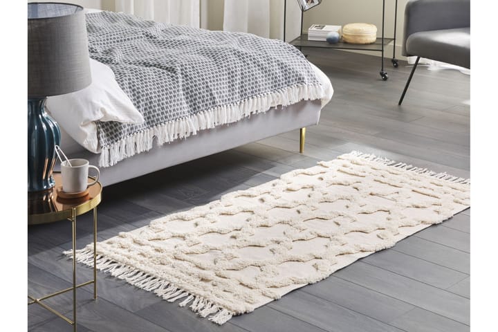 Puuvillamatto Suluova 80x150 cm - Beige - Kodintekstiilit & matot - Matto - Moderni matto - Puuvillamatto