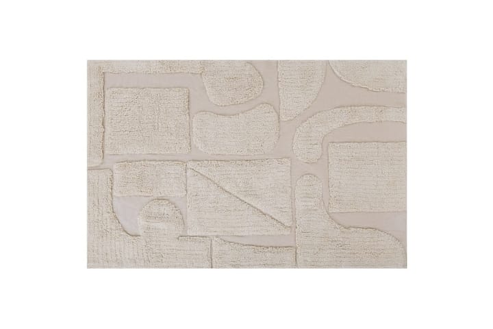 Puuvillamatto Tezeren 160x230 cm - Beige - Kodintekstiilit & matot - Matto - Moderni matto - Puuvillamatto