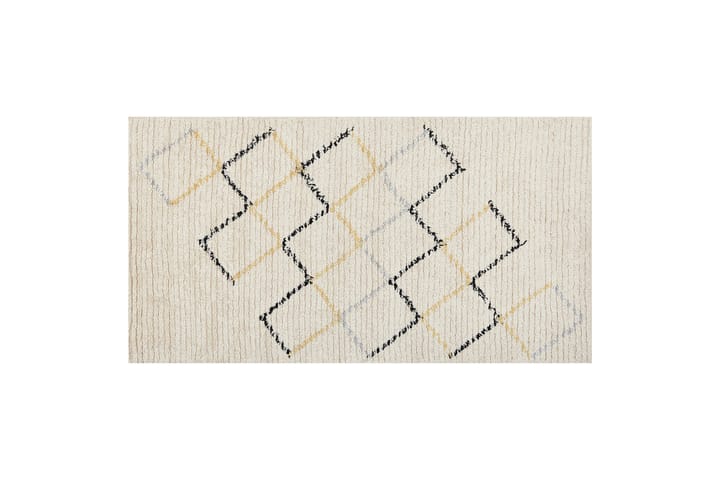 Puuvillamatto Tezpur 80x150 cm - Beige - Kodintekstiilit & matot - Matto - Moderni matto - Puuvillamatto