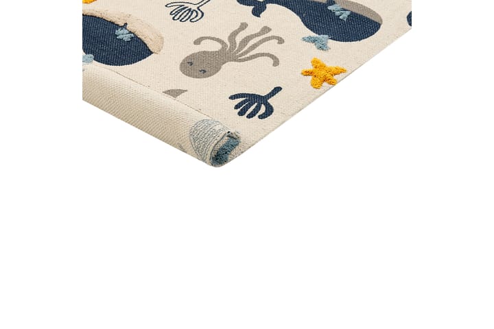 Puuvillamatto Porsea 80x150 cm - Beige - Kodintekstiilit & matot - Matto - Moderni matto - Puuvillamatto