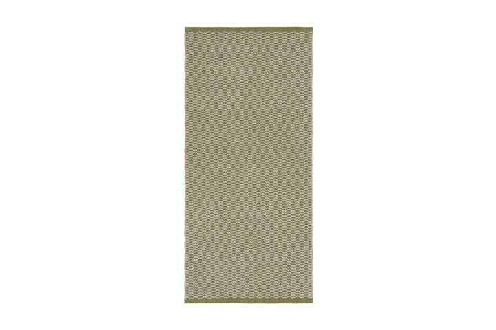Räsymatto Signe 70x350 cm Vihreä Mix - Horredsmattan - Räsymatto
 - Käsintehdyt matot - Yksiväriset matot - Kumipohjamatot - Pyöreät matot - Pienet matot - Iso matto