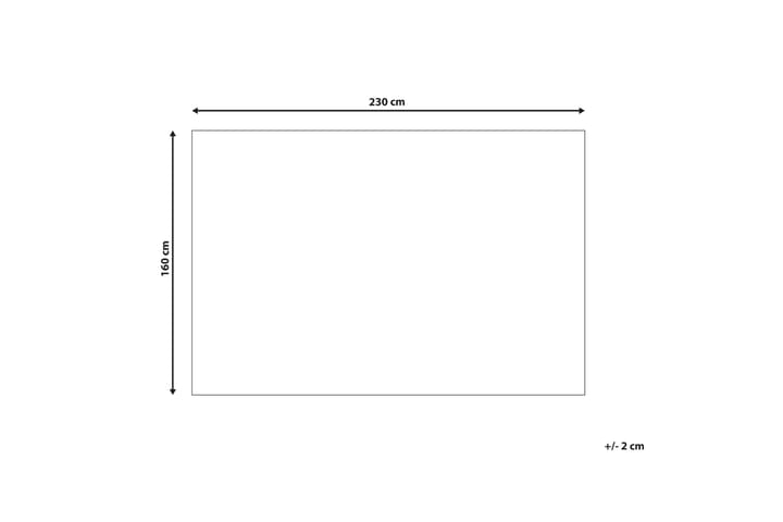 Ryijymatto Ayrum 160x230 cm - Musta/Valkoinen - Kodintekstiilit & matot - Matto - Moderni matto - Nukkamatto