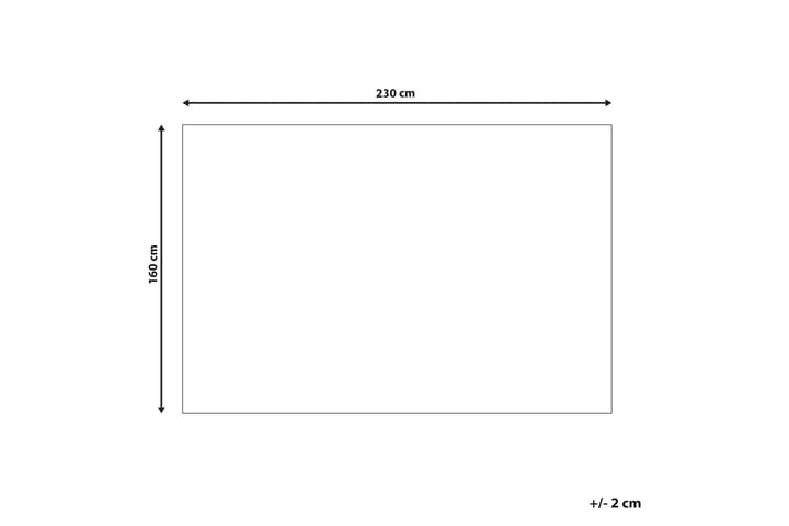 Ryijymatto Calti 160x230 cm - Sininen - Kodintekstiilit & matot - Matto - Moderni matto - Nukkamatto