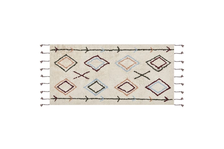 Ryijymatto Corum 80x150 cm - Beige - Kodintekstiilit & matot - Matto - Moderni matto - Nukkamatto