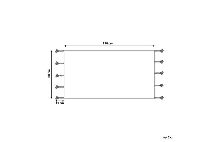 Ryijymatto Duzce 80x150 cm - Beige - Kodintekstiilit & matot - Matto - Moderni matto - Nukkamatto