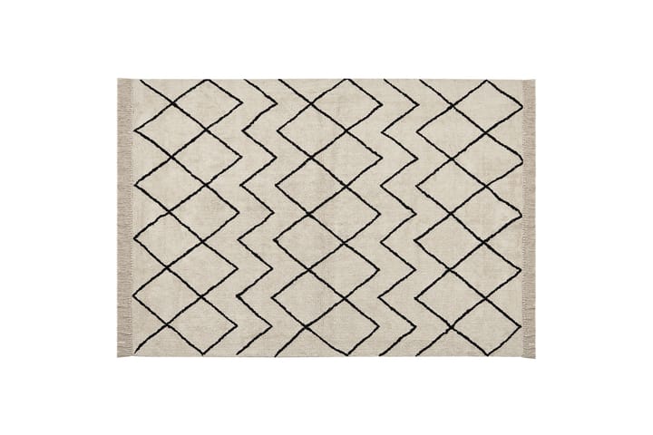 Ryijymatto Eldes 160x230 cm - Beige - Kodintekstiilit & matot - Matto - Moderni matto - Puuvillamatto