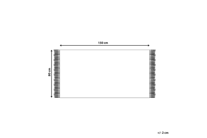 Ryijymatto Kondhali 80x150 cm - Sininen - Kodintekstiilit & matot - Matto - Moderni matto - Nukkamatto