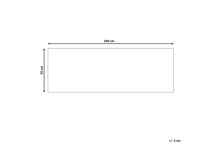 Ryijymatto Kottar 70x200 cm - Harmaa - Kodintekstiilit & matot - Matto - Moderni matto - Nukkamatto