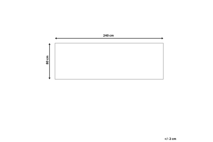 Ryijymatto Kottar 80x240 cm - Harmaa - Kodintekstiilit & matot - Matto - Moderni matto - Nukkamatto