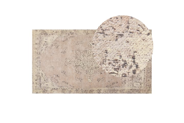 Ryijymatto Matarim 80x150 cm - Beige - Kodintekstiilit & matot - Matto - Moderni matto - Nukkamatto