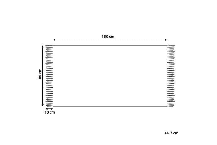 Ryijymatto Sahbaz 80x150 cm - Vihreä - Kodintekstiilit & matot - Matto - Moderni matto - Nukkamatto