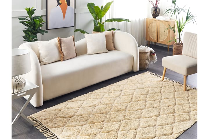 Ryijymatto Sanliurfa 160x230 cm - Beige - Kodintekstiilit & matot - Matto - Moderni matto - Nukkamatto