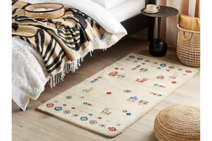 Ryijymatto Suluca 80x150 cm - Beige - Kodintekstiilit & matot - Matto - Moderni matto - Nukkamatto